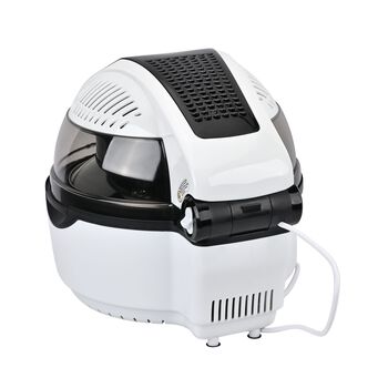 20 in 1 Hei&szlig;luftfritteuse, schwarz-wei&szlig;