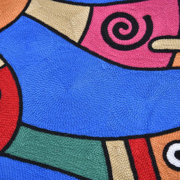 Katzen Besticktes Kissenbezug aus 100% Baumwolle, 43x43 cm, Katzen image number 4