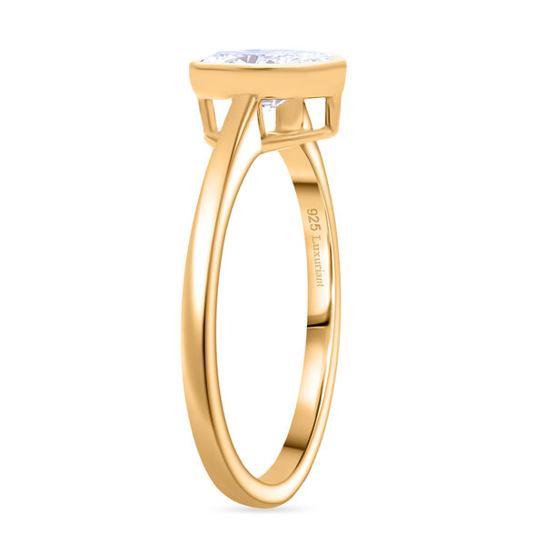 LUXURIANT DIAMOND - Lab Grown Diamant SI-GH Ring 925 Silber 750 Gelbgold Vermeil (Gr&ouml;&szlig;e 17.00) ca. 1.00 ct image number 3
