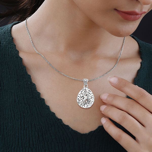 Royal Bali Kollektion- Strukturierter Anhänger in 925 Silber image number 2