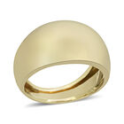 Vicenza Kollektion - Italien hergestellten Hochpolierter graduierter Band Ring 375 Gelbgold image number 0