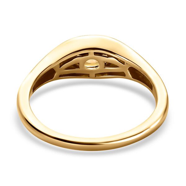 Natürlicher, goldener Tansanit-Ring - 0,52 ct. image number 6