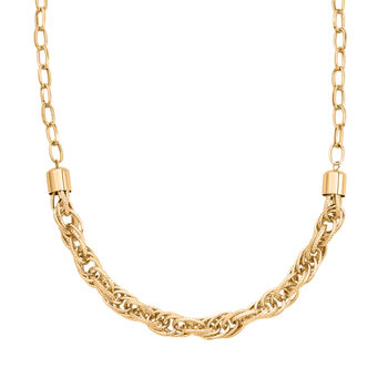 Gelb Halskette ca. 52 cm + 5 cm Extender, ca. 39,00g