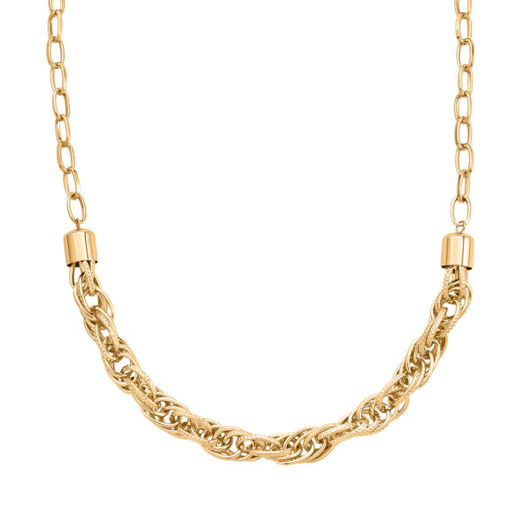 Gelb Halskette ca. 52 cm + 5 cm Extender, ca. 39,00g