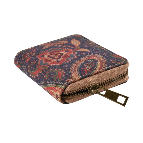 Umweltfreundliche Geldb&ouml;rse aus Naturkork mit RFID Schutz, Paisleymuster image number 5