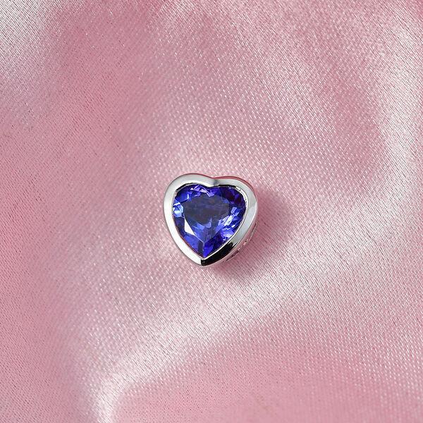 Rhapsody AAAA Tansanit Anh&auml;nger 950 Platin ca. 1.12 ct image number 1