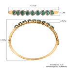 Kagem sambischer Smaragd und Zirkon-Armreif, 19 cm - 4,39 ct. image number 5