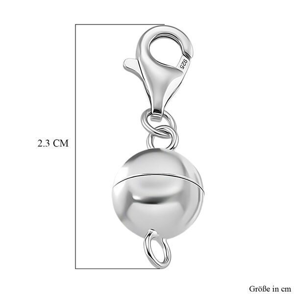 3er Set - Magnetverschluss mit Karabinerverschluss, 925 Silber - 3 Gramm image number 5