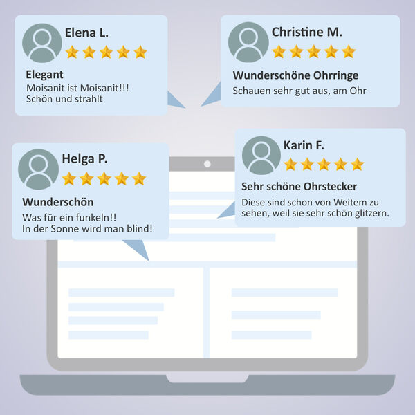 Moissanit Ring, 925 Silber Gelbgold Vermeil, (Größe 17.00) ca. 1.18 ct image number 2