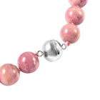 Rhodonit Perlen-Halskette in Silber image number 4