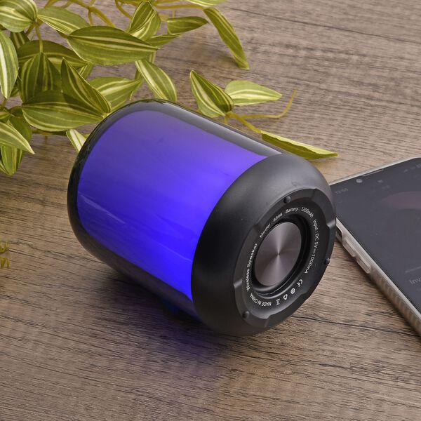 Bluetooth Lautsprecher mit Lichteffekten, Schwarz image number 2