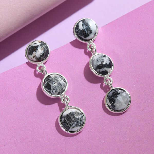 Weiße Büffel Ohrringe - 7,20 ct. image number 2