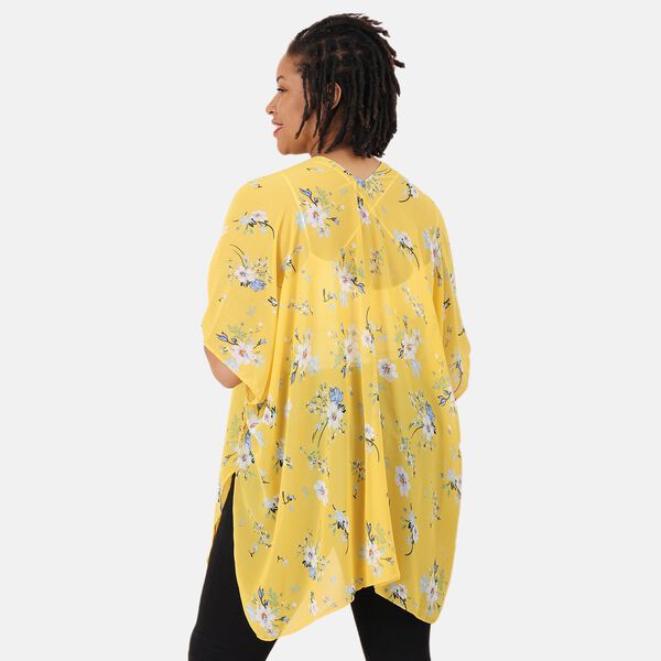 Muster Kimono, Einheitsgr&ouml;&szlig;e Gelb image number 2