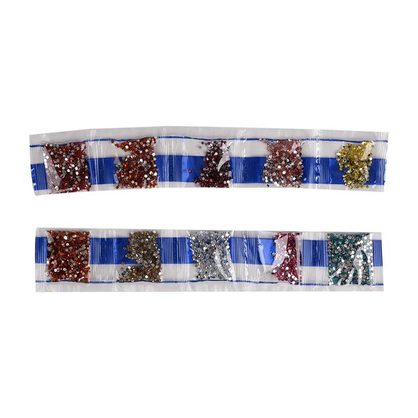 DIY Diamond Painting Leinwand, Mandala-Katze, mehrfarbig mit Glitzerakzenten, 29x29cm image number 8