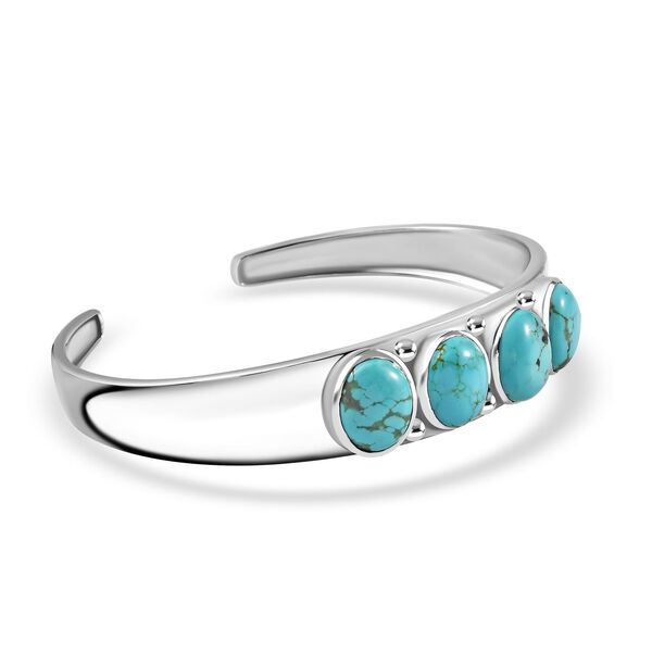 Sierra Nevada T&uuml;rkis Armreif ca. 19 cm 925 Silber rhodiniert ca. 19,47 ct. image number 4