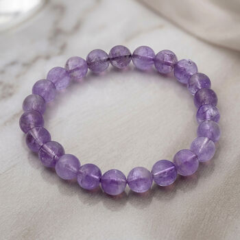 AAA Afrikanischer Amethyst Armband 18 cm ca. 120,00 ct.