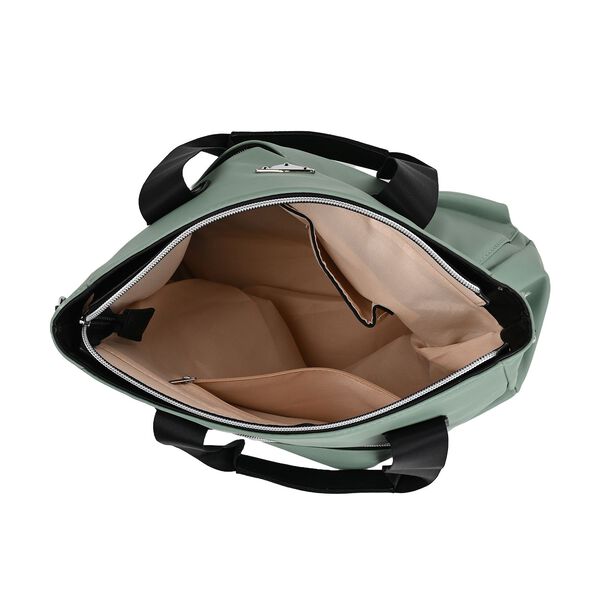 Praktischer Shopper mit verstellbarem Riemen, Grün image number 8