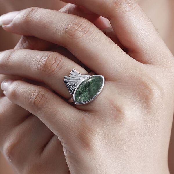 Grüner Aventurin-Ring - 7,07 ct. image number 3