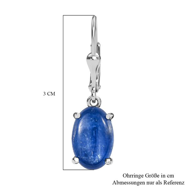 Kyanit Ohrringe 925 Silber platiniert ca. 9,57 ct. image number 6