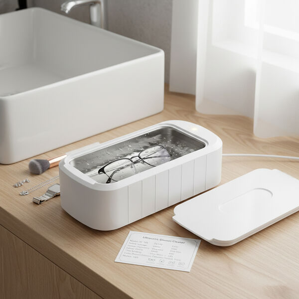 Ultraschallreinigungsger&auml;t f&uuml;r Brillen, 24W, 600ml, 24,5x12,2x7cm, wei&szlig; image number 3