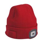 Vielseitige Strickmütze mit Bluetooth und eingebautem LED-Licht, burgunder image number 5