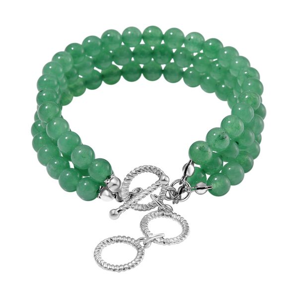 Gr&uuml;nes Aventurin-Armband, 18 cm - 30 ct. image number 4