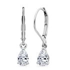 LUXURIANT DIAMOND - Lab Grown Diamant VS-GH SGL zertifiziert Ohrringe 925 Silber 750 Gelbgold Vermeil ca. 1.00 ct