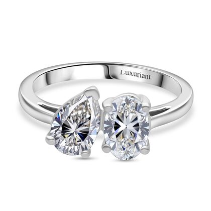 LUXURIANT DIAMOND - Lab Grown Diamant VS-EF IGI zertifiziert Ring 950 Platin (Gr&ouml;&szlig;e 18.00) ca. 2,00 ct