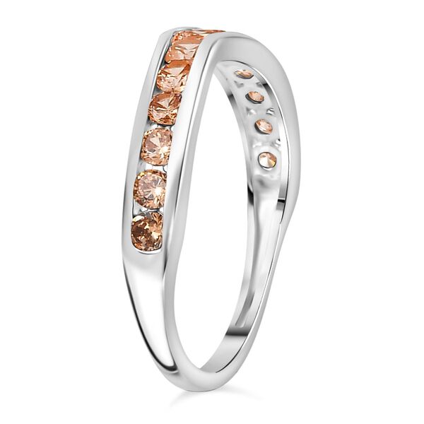 LUSTRO STELLA Champagner Zirkonia Ring image number 5