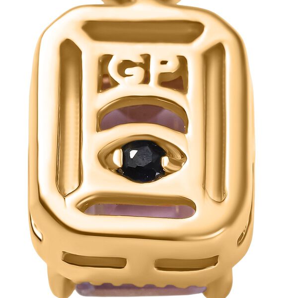 GP Trionfo Kollektion - Rose De France Amethyst, Peridot, Zirkon und blaue Saphir Ohrringe - 3,52 ct. image number 7