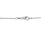AAA Tansanit und florale Zirkon-Halskette in Silber image number 4