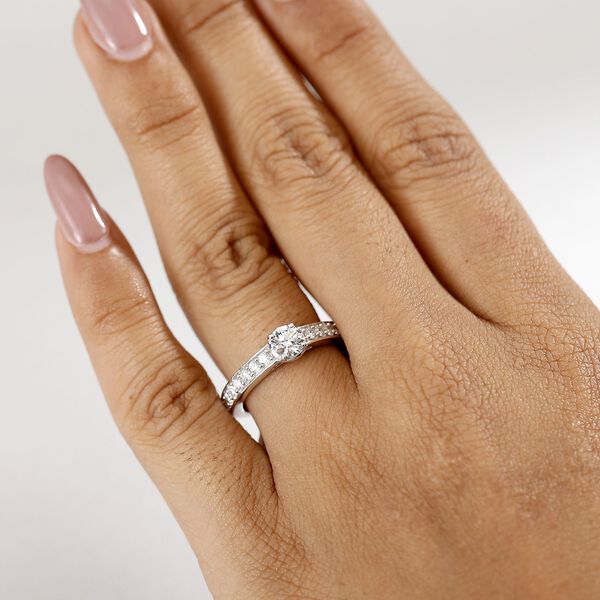 LUXURIANT SGL zertifizierter VS-EF Labor Diamant Ring - 1 ct. image number 3