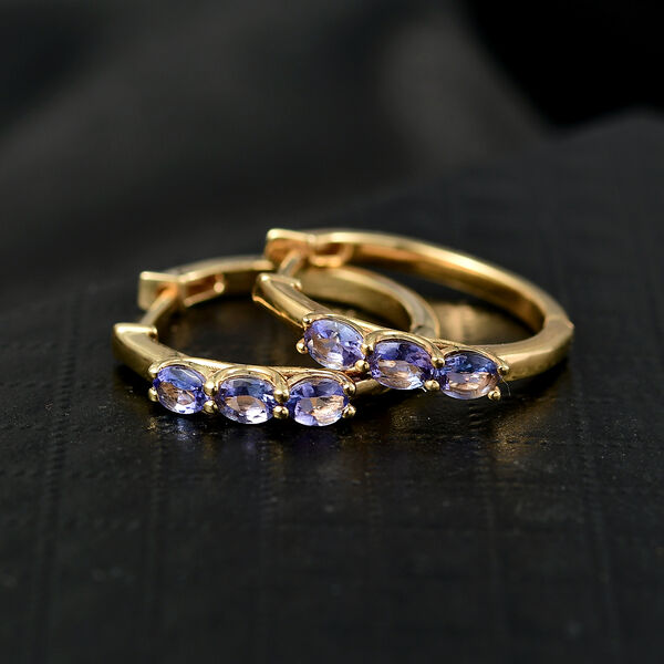 D'Joy AA Tansanit Ohrringe - 1,07 ct. image number 2