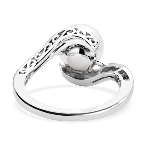 Süßwasserperlen-Ring, , 925 Silber rhodiniert image number 5
