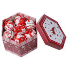 14er-Set Weihnachtskugeln in Geschenkbox, Weihnachtsmotiv, Durchmesser 7,5 cm, Weiß und Rot image number 1