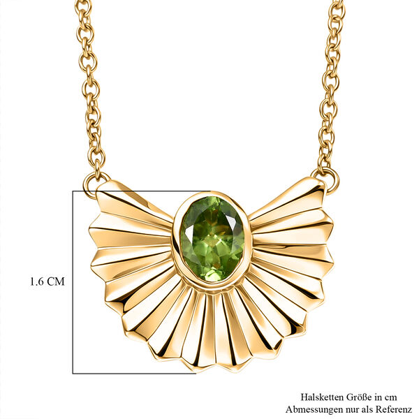 EVER TRUE Peridot Halskette ca. 50 cm Nickelfreies Messing ca. 0,81 ct. image number 6