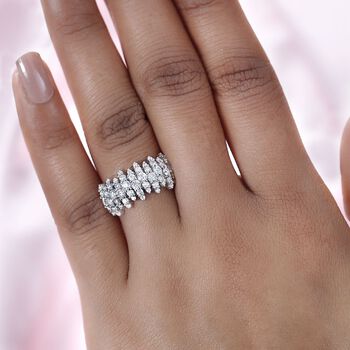 Moissanit Ring, ca. 1,61 ct