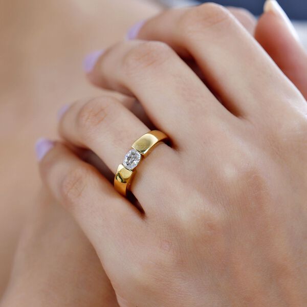 Moissanit Ring - 0,53 ct. image number 9