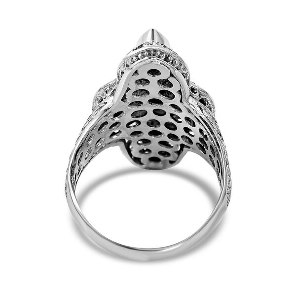 Royal Bali Kollektion - Afrikanischer Rubin (Fissure gefüllt) Ring 925 Silber (Größe 16.00) ca. 2.37 ct image number 4