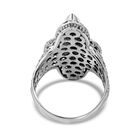 Royal Bali Kollektion - Afrikanischer Rubin (Fissure gefüllt) Ring 925 Silber (Größe 16.00) ca. 2.37 ct image number 4