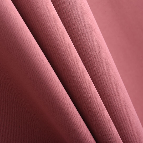 2er-Set - Verdunkelungsvorh&auml;nge mit Metall&ouml;sen, Gr&ouml;&szlig;e 140x240cm/Vorhang, Rostbraun image number 3