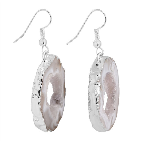 Achat Ohrringe, silberfarben ca. 30.00 ct image number 1