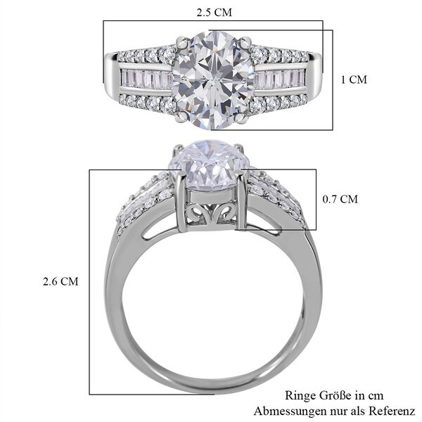 Moissanit Ring - 3,21 ct. image number 4