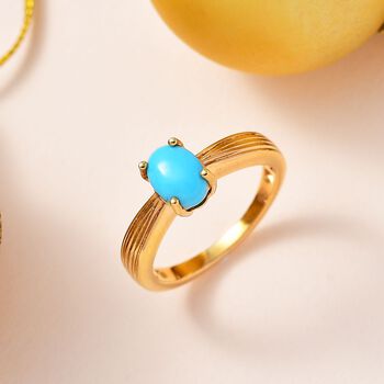 Nat&uuml;rlicher, amerikanischer Sleeping Beauty T&uuml;rkis-Ring - 0,74 ct.