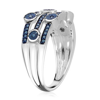 Blauer Diamant-Ring - 0,20 ct.