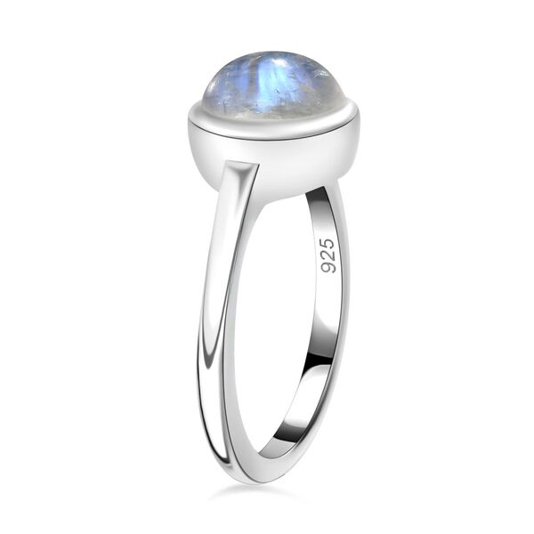 Regenbogen Mondstein Ring - 2,29 ct. image number 6