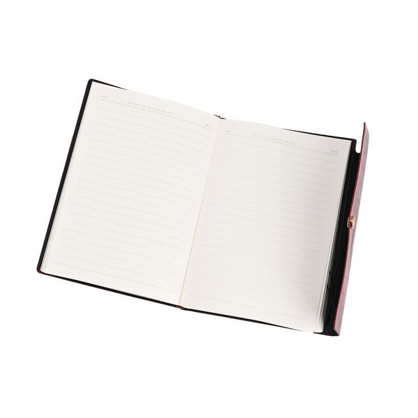 Serpentine Notizbuch Geschenkset mit Kugelschreiber - weinrot image number 7