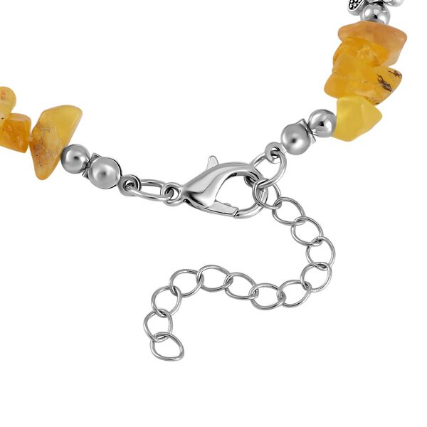 Rosenquarz, Gelber Opal Schmuckset  Legierung Schwarz oxidiert ca. 190.00 ct image number 4