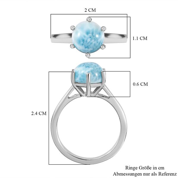 Larimar Ring - 2,78 ct. image number 7