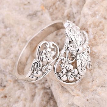 Royal Bali Kollektion- Bypass Ring in 925 Silber